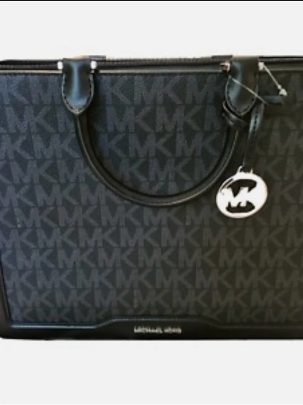 Michael Kors Signature Logo Jessie Large Top Zip Tote